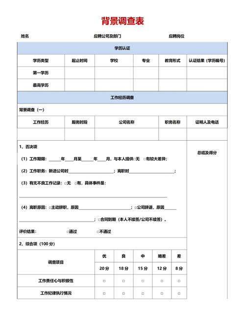 _背景调查的形式_背景调查常用的策略